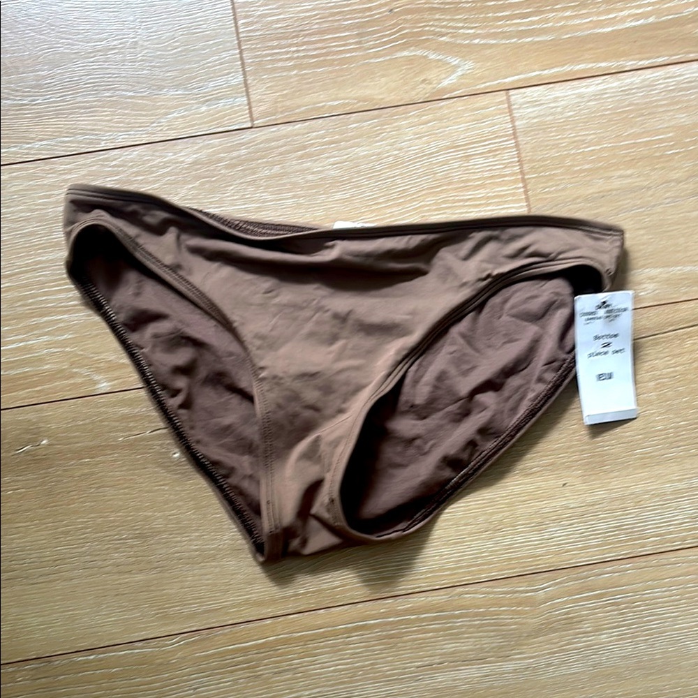 DKNY Nude Brown Bikini Bottom